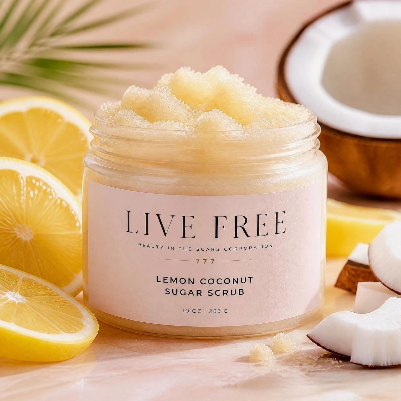 Lemon Coconut Sugar Scrub